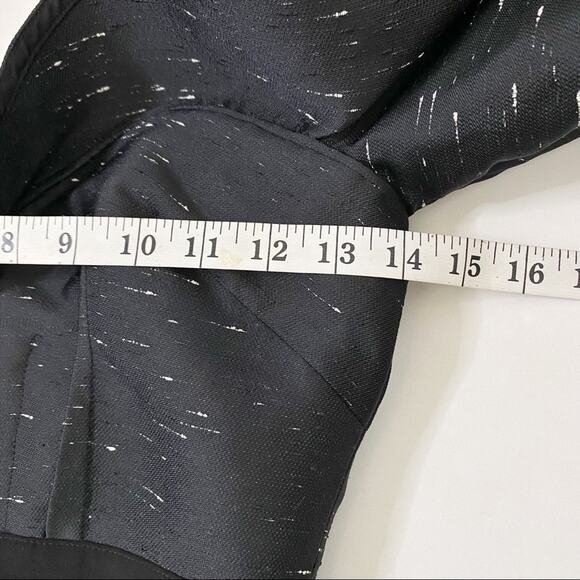 Self-Portrait Midnight Off Shoulder Jacquard Crepe Jumpsuit in Black Size US 0 - Picture 8 of 10